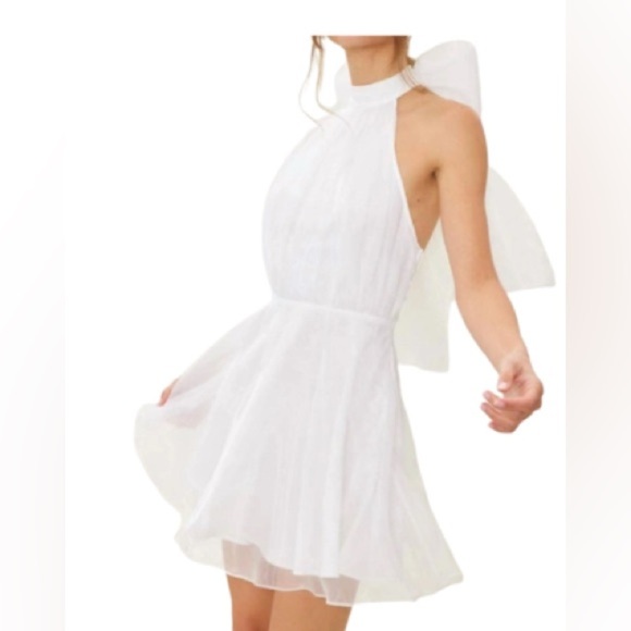 IDEM DITTO I'm The Centerpiece Dress In White Women Size Medium - Picture 1 of 9